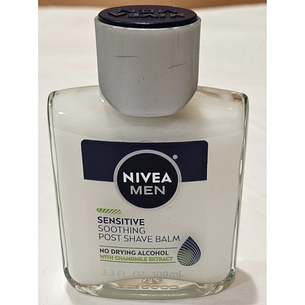 NIVEA Men Sensitive Post‎ Shave Balm 3.3oz Chamomile Alcohol Free NEW